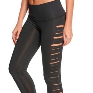 Size Medium Teeki Yoga Legging with Cut Outs on side